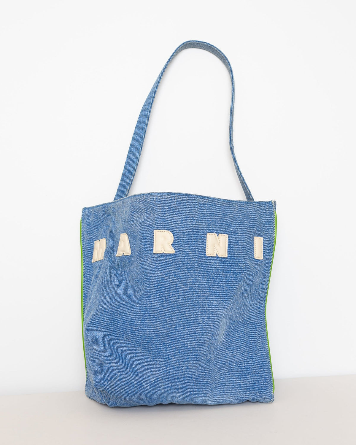 Marni Museo Logo-Patch Denim Tote Bag – Blue - Wind & Song