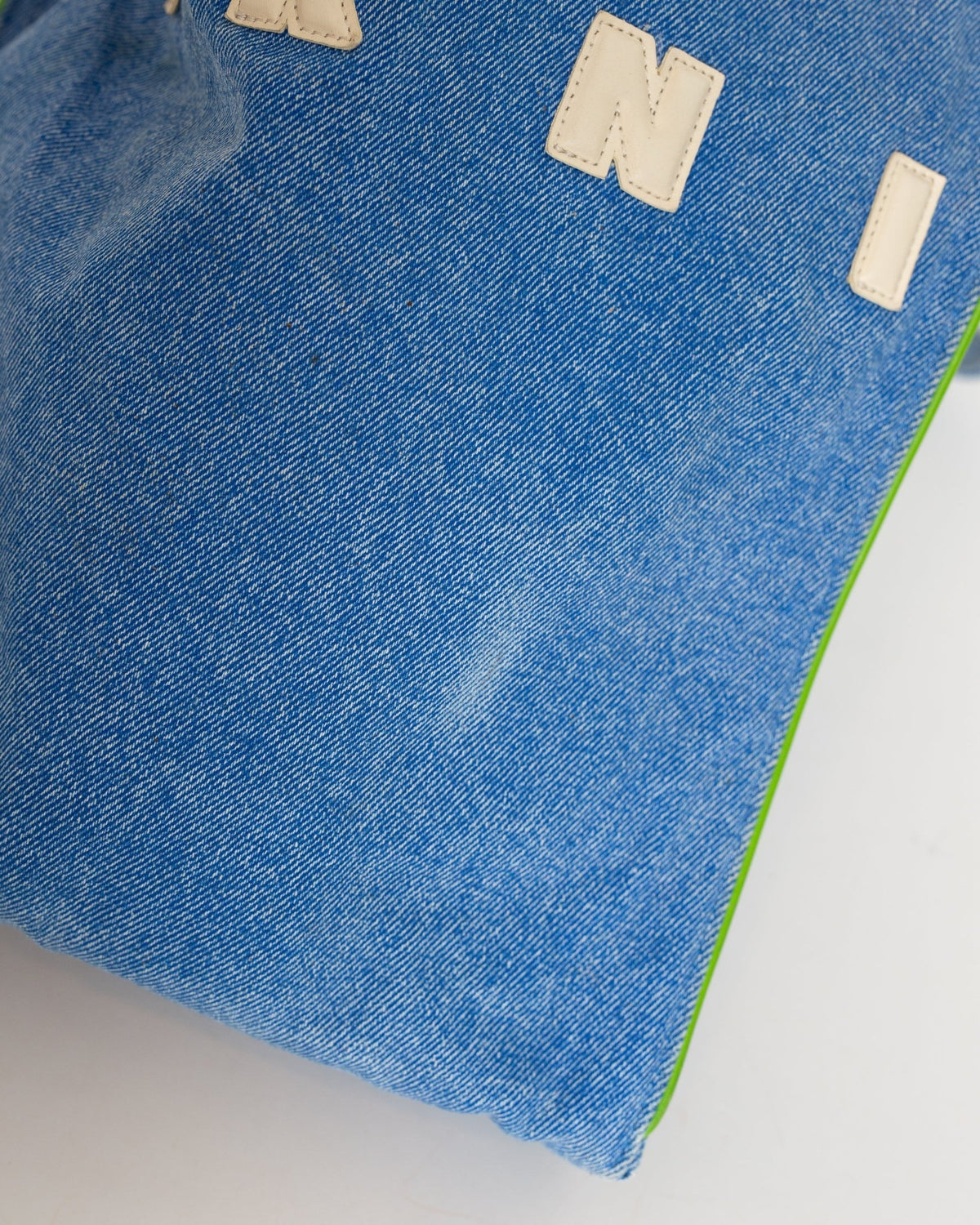 Marni Museo Logo-Patch Denim Tote Bag – Blue - Wind & Song