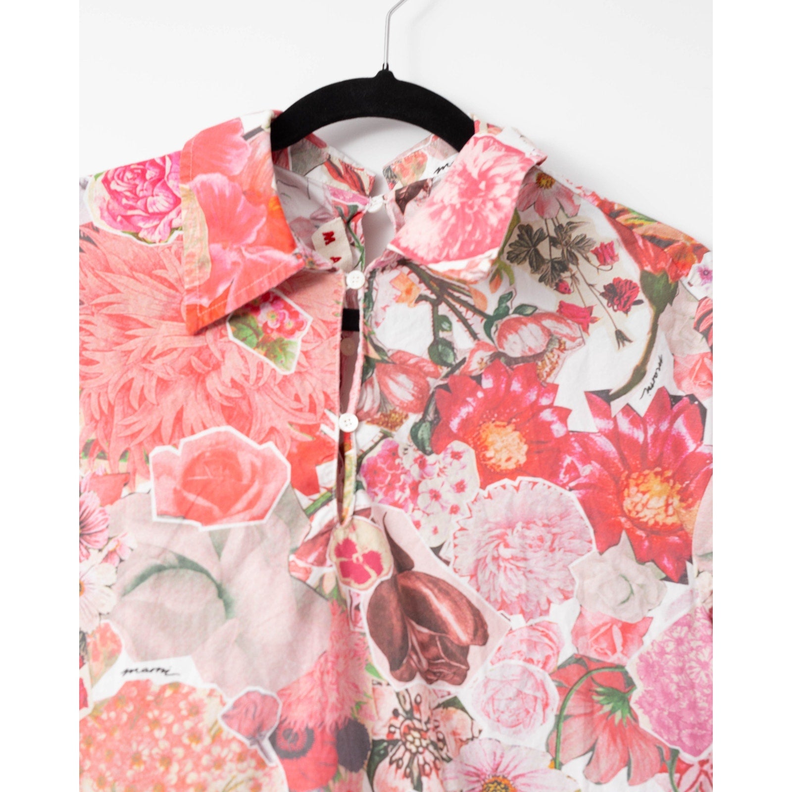 Marni Pink floral - print Cotton Dress Size 40 - Pre - owned - Wind & Song