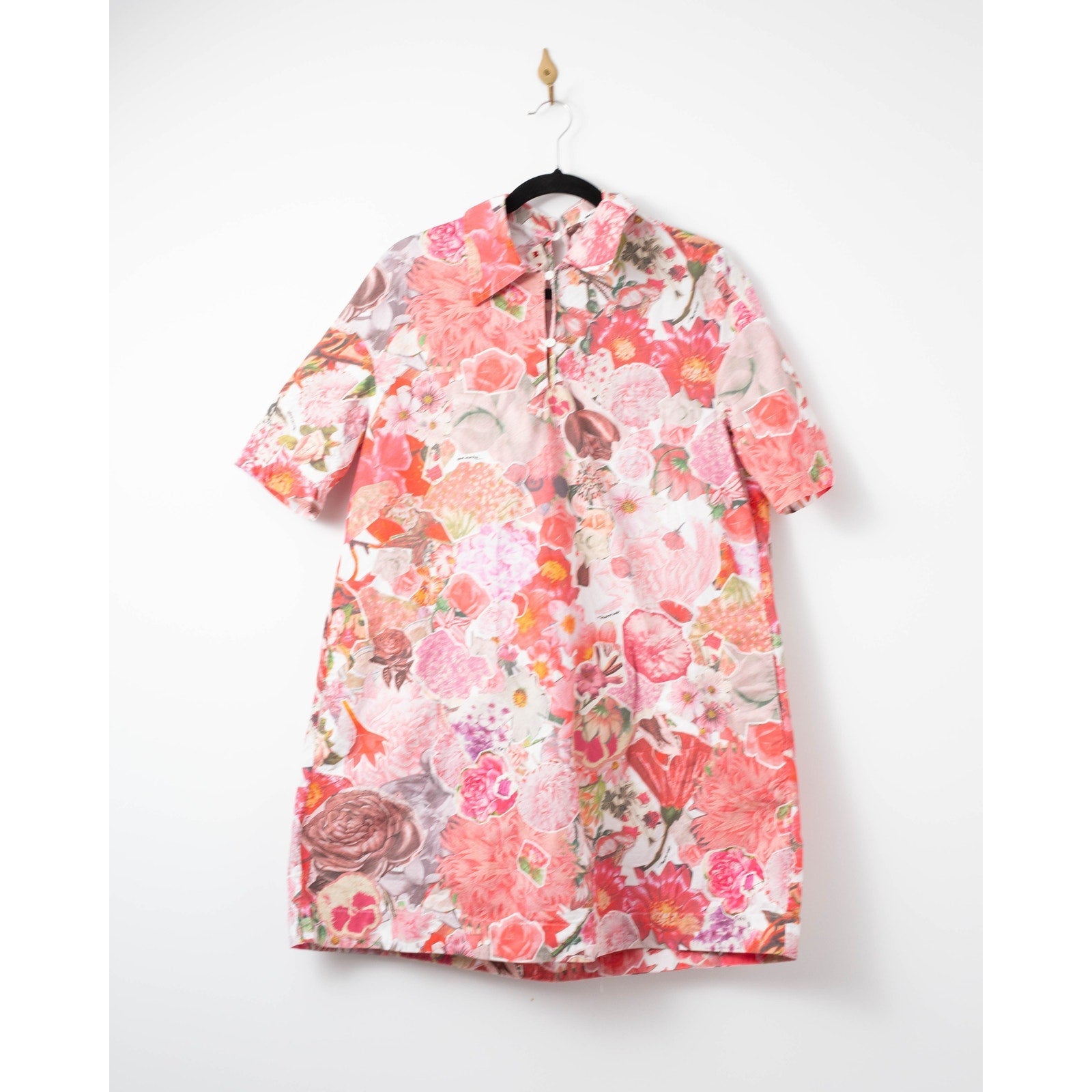 Marni Pink floral - print Cotton Dress Size 40 - Pre - owned - Wind & Song