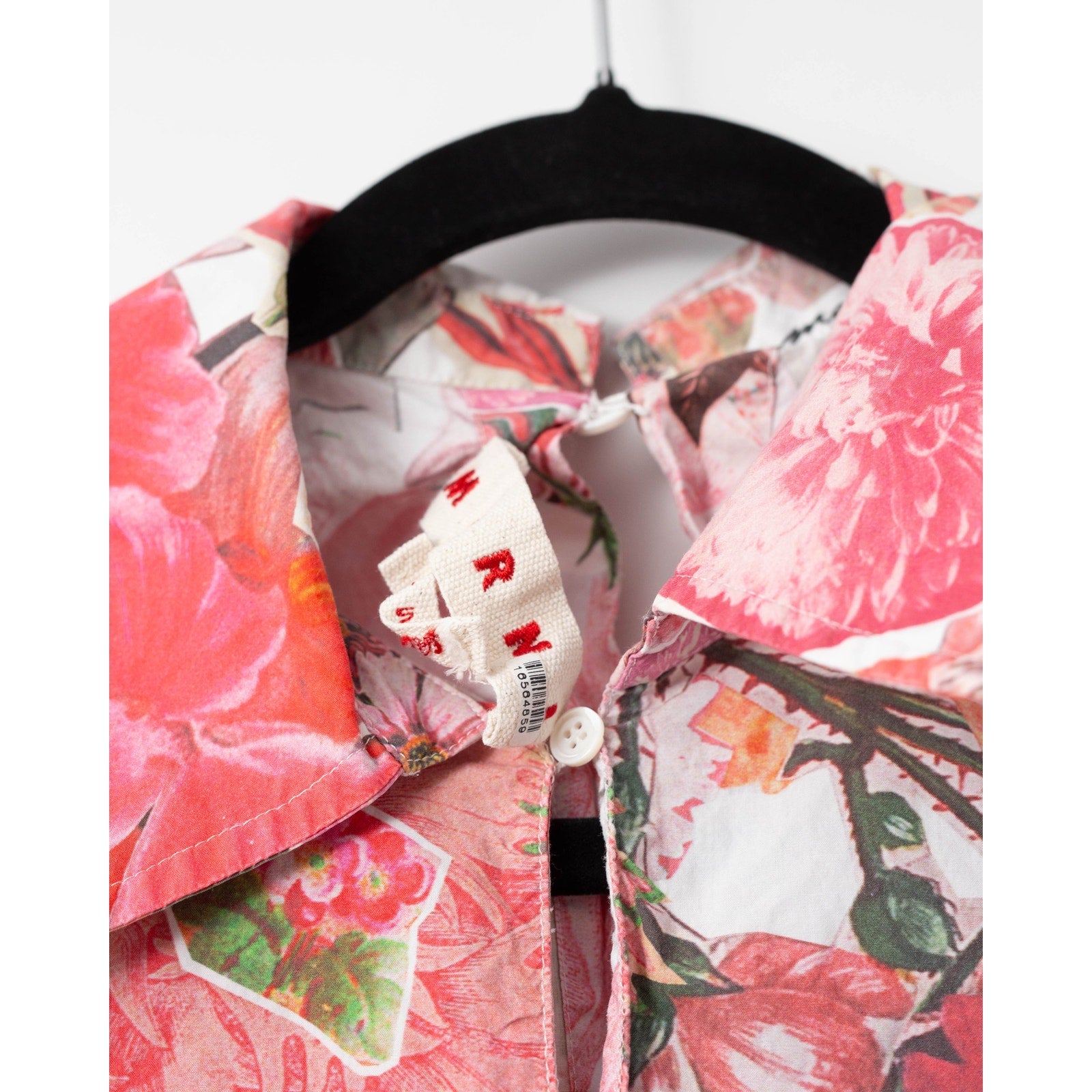 Marni Pink floral - print Cotton Dress Size 40 - Pre - owned - Wind & Song