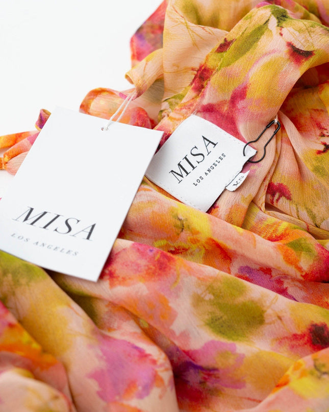 MISA Los Angeles Claudita Dress in GOLDEN FLORA - Wind & Song