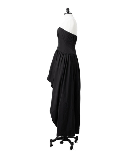 ML Monique Lhuillier Strapless Taffeta Gown – Black - Wind & Song