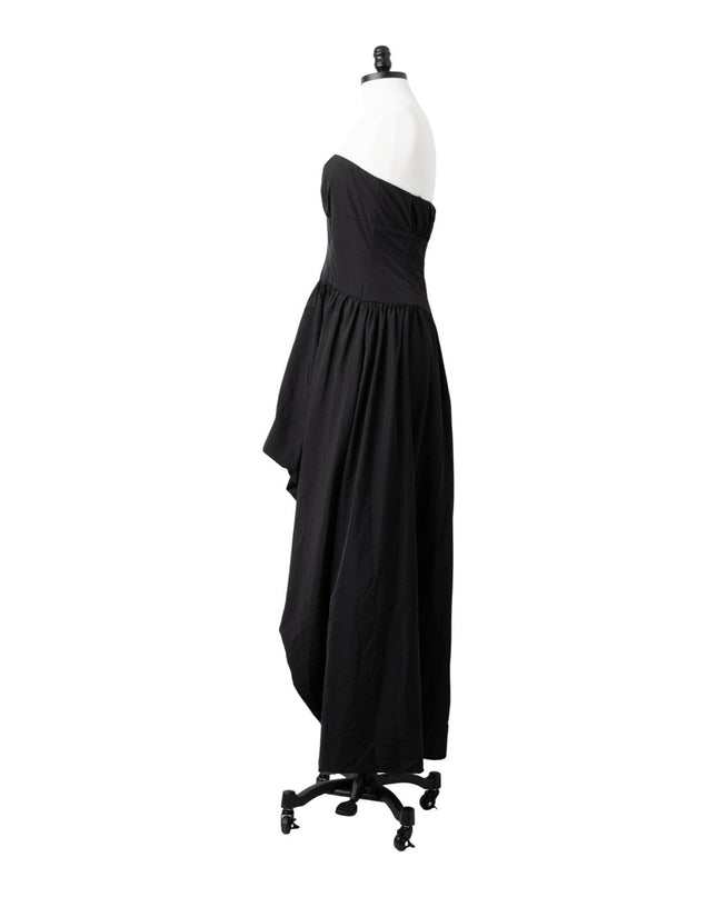 ML Monique Lhuillier Strapless Taffeta Gown – Black - Wind & Song