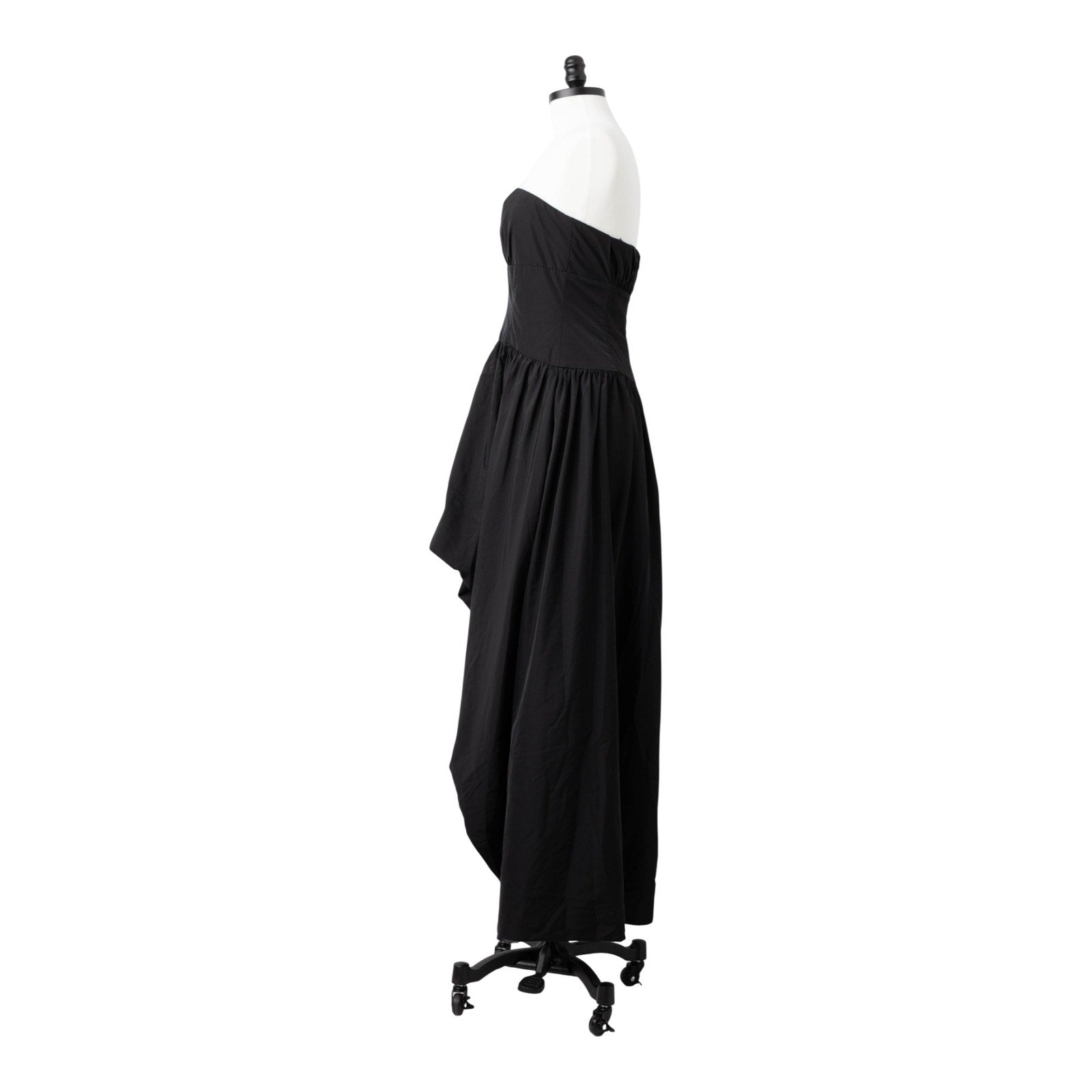 ML Monique Lhuillier Strapless Taffeta Gown – Black - Wind & Song
