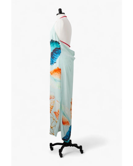 Muma World Murex Mist Vega Silk Dress in Mist - Wind & Song