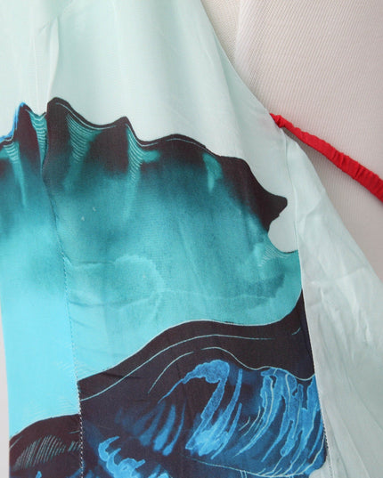 Muma World Murex Mist Vega Silk Dress in Mist - Wind & Song