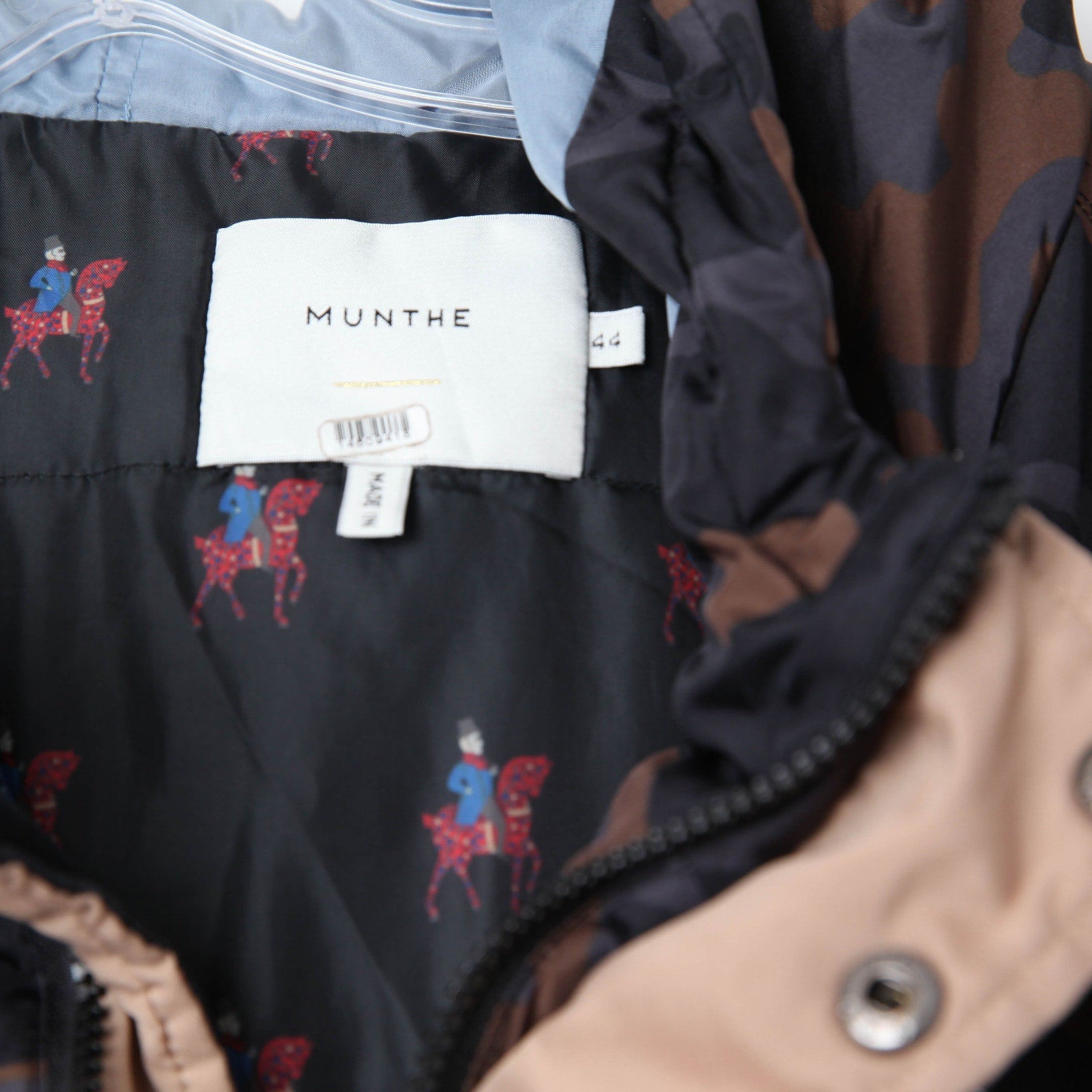 Munthe Navigate Coat in Camouflage - Wind & Song