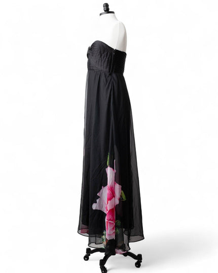 One33 Social Chiffon Strapless Gown - Size 6 - Wind & Song