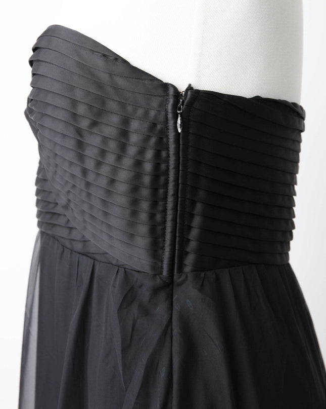 One33 Social Chiffon Strapless Gown - Size 6 - Wind & Song