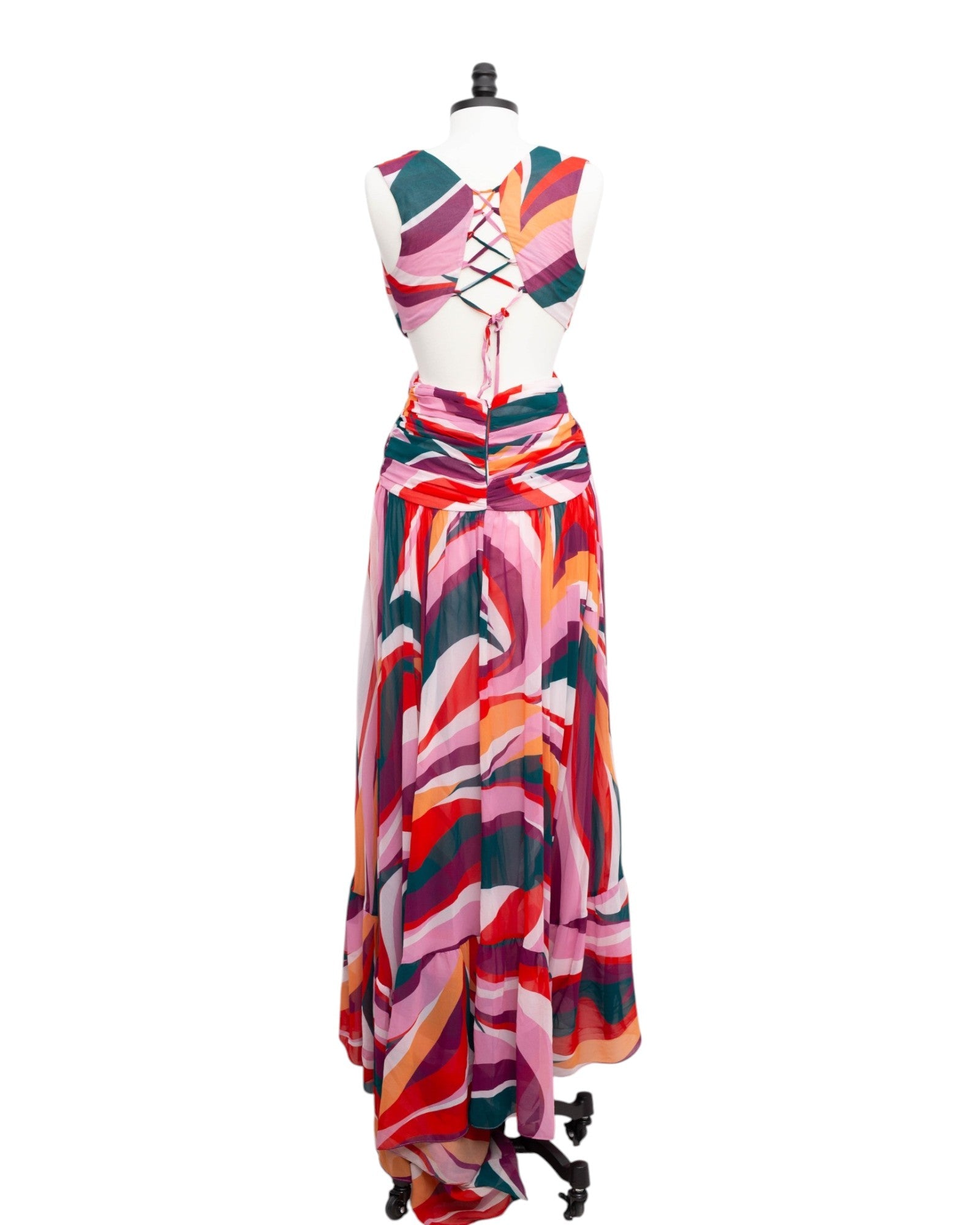 PatBO Delos Plunge Maxi Dress Size 6 - Wind & Song