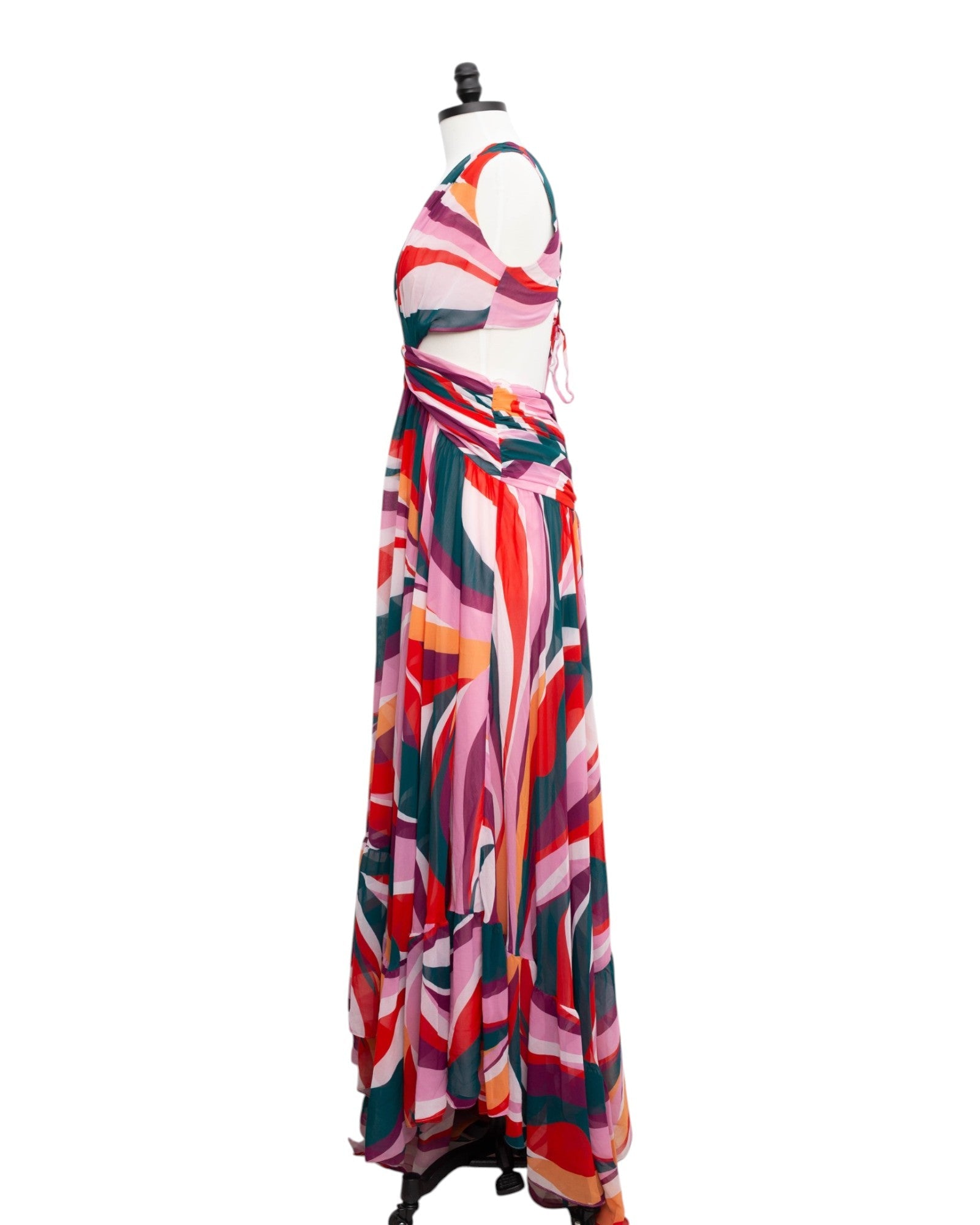 PatBO Delos Plunge Maxi Dress Size 6 - Wind & Song