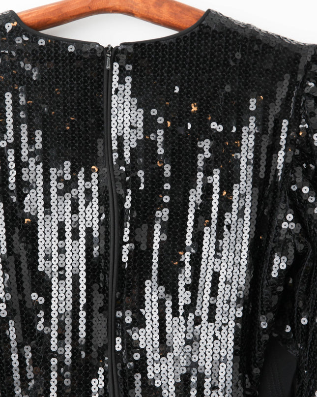 Philosophy di Lorenzo Serafini Sequin Puff Sleeve Dress - Wind & Song