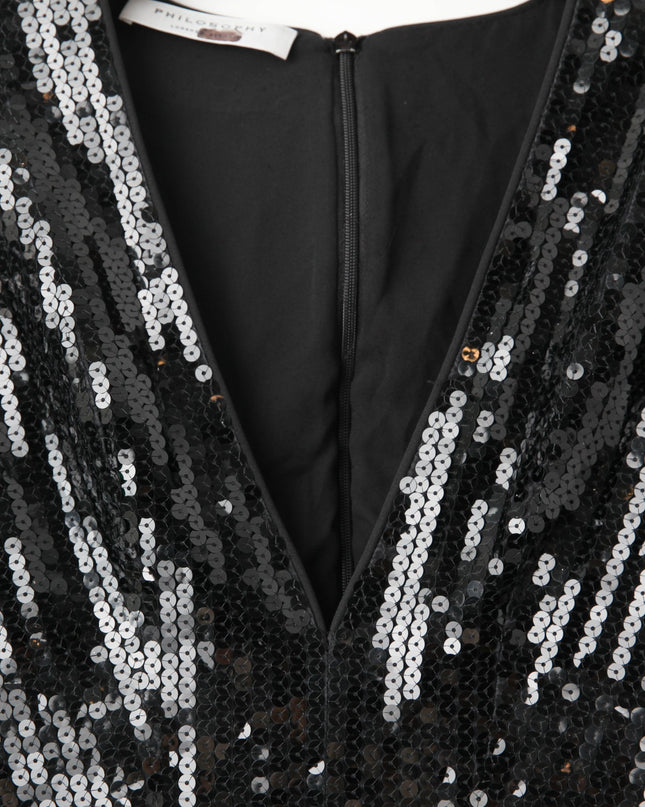 Philosophy di Lorenzo Serafini Sequin Puff Sleeve Dress - Wind & Song