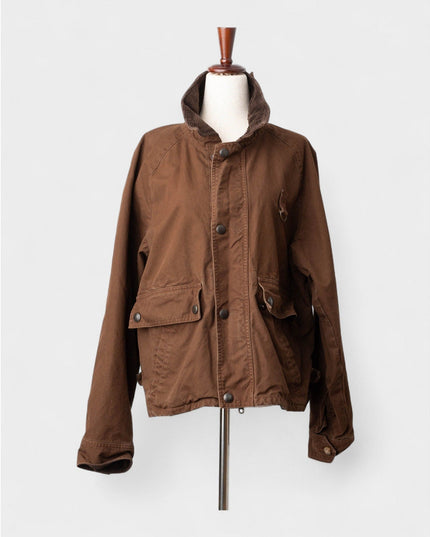 Polo Ralph Lauren Crop Utility Jacket in Brown - Wind & Song