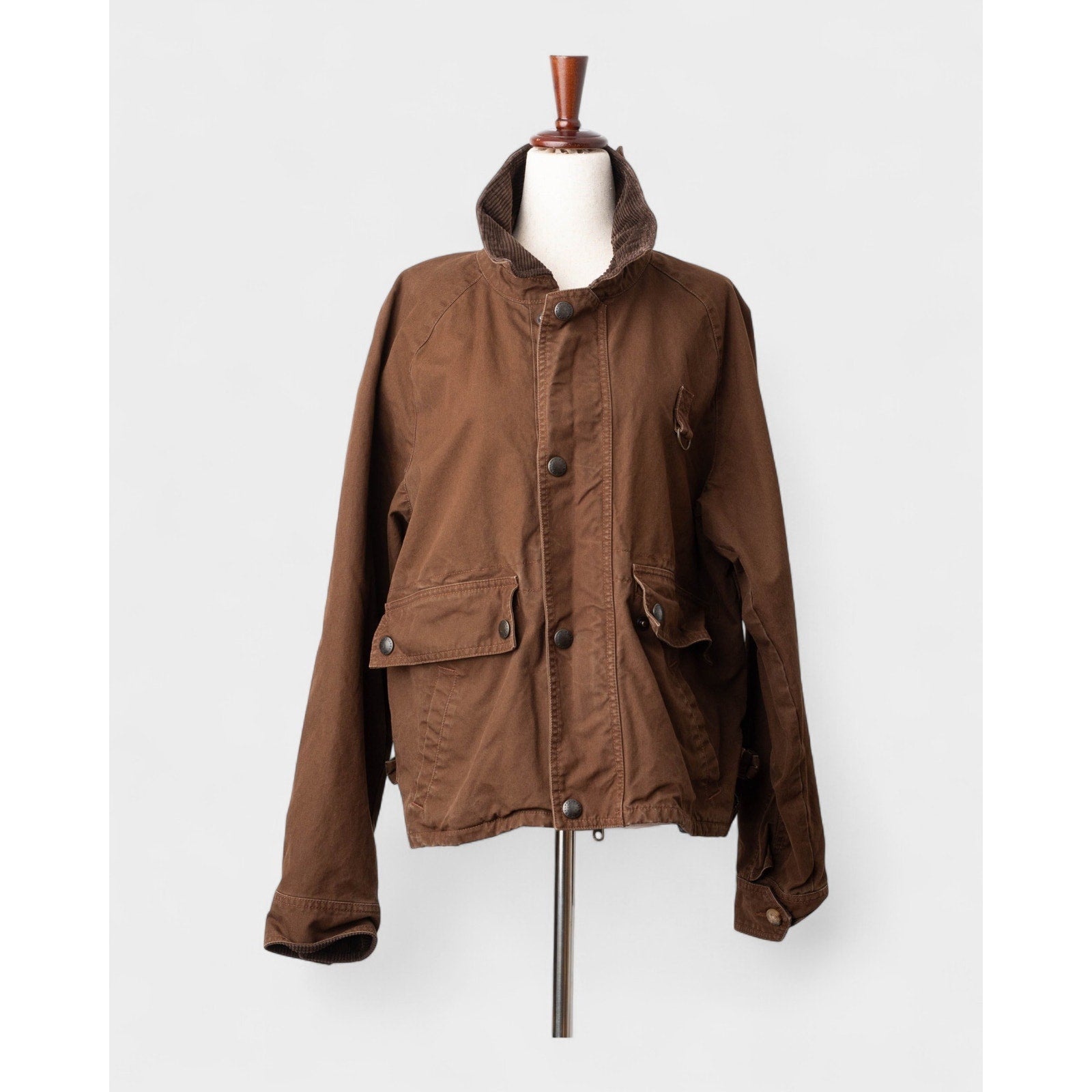 Polo Ralph Lauren Crop Utility Jacket in Brown - Wind & Song