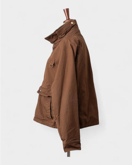 Polo Ralph Lauren Crop Utility Jacket in Brown - Wind & Song