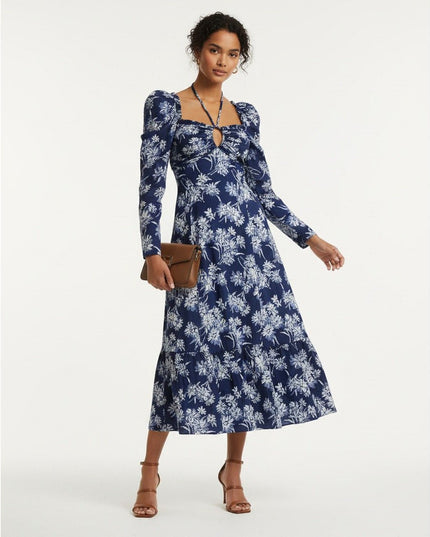 Polo Ralph Lauren Floral Cotton Halter - Tie Dress - Size 4 - Wind & Song