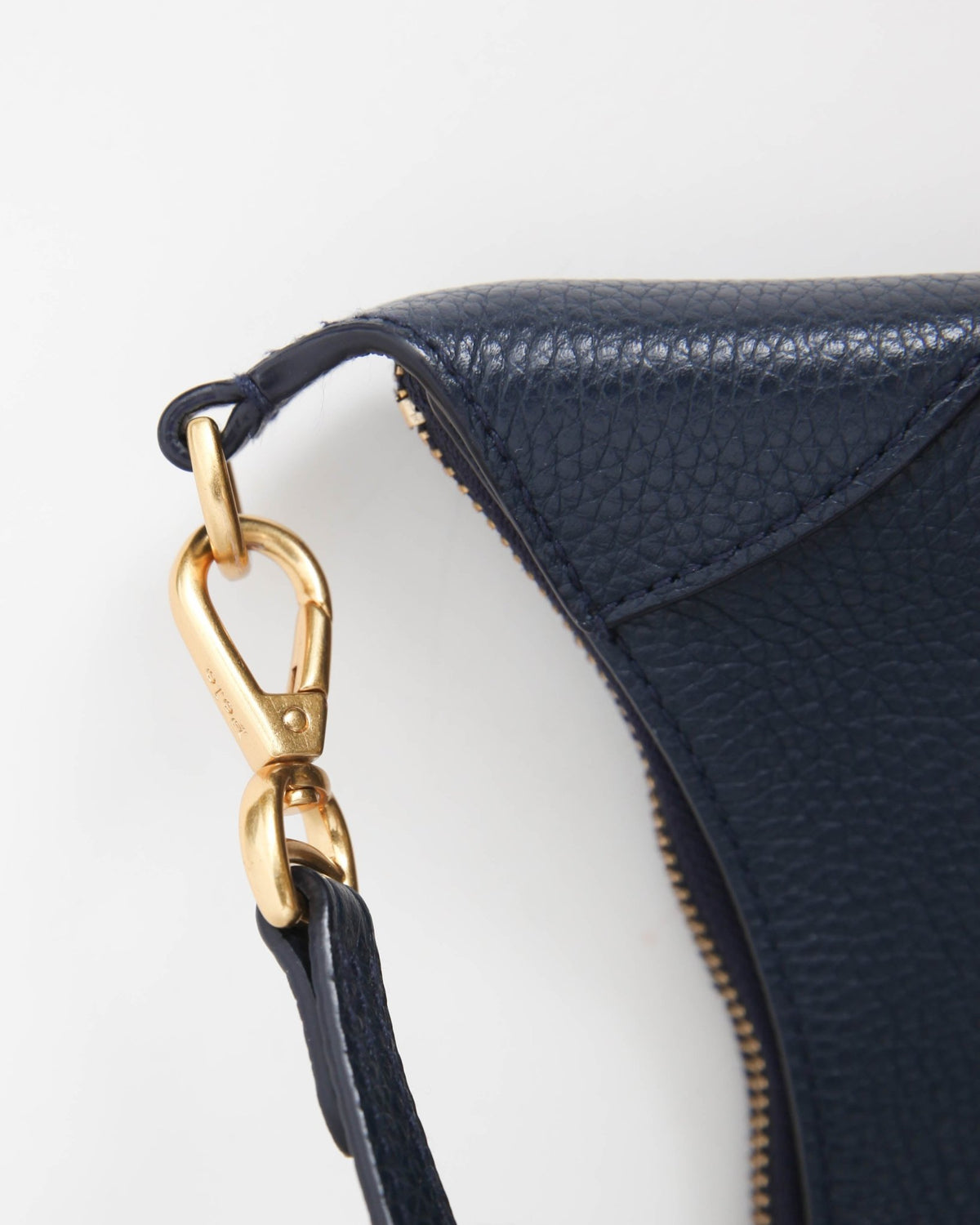 Polo Ralph Lauren Polo ID Pebbled Mini Shoulder Bag in Navy Blue - Wind & Song