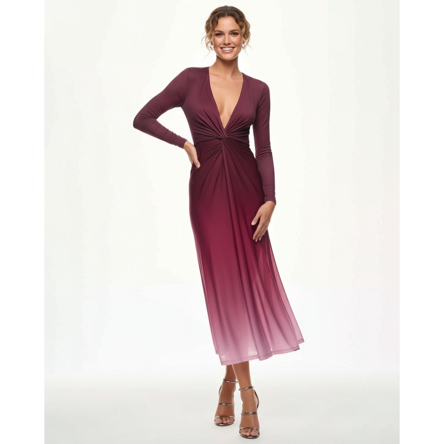 Prabal Gurung Twist Front Ombre Dress - Wind & Song