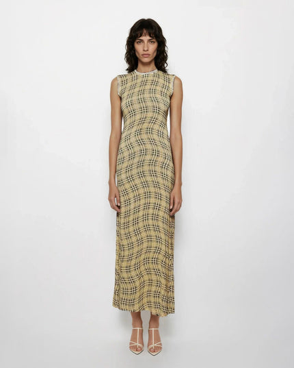 Rabanne Tartan - Check Maxi Dress Pre - owned - Wind & Song