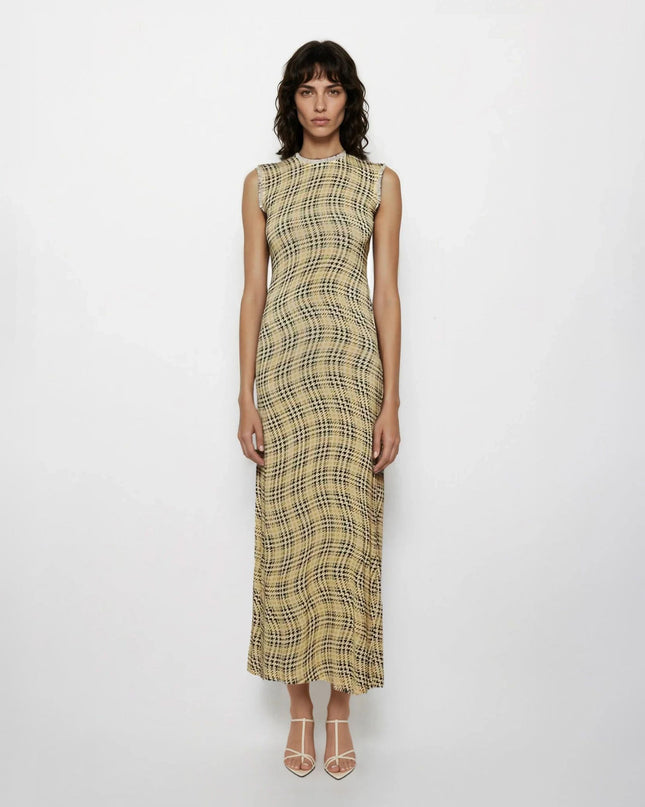 Rabanne Tartan - Check Maxi Dress Pre - owned - Wind & Song