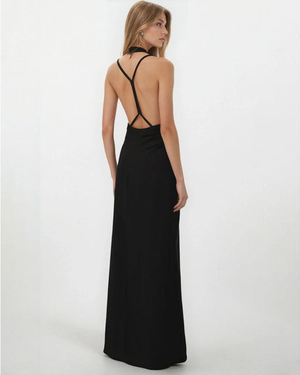 Rachel Gilbert Reina Gown in Black Size US 8 - Pre - owned - Wind & Song