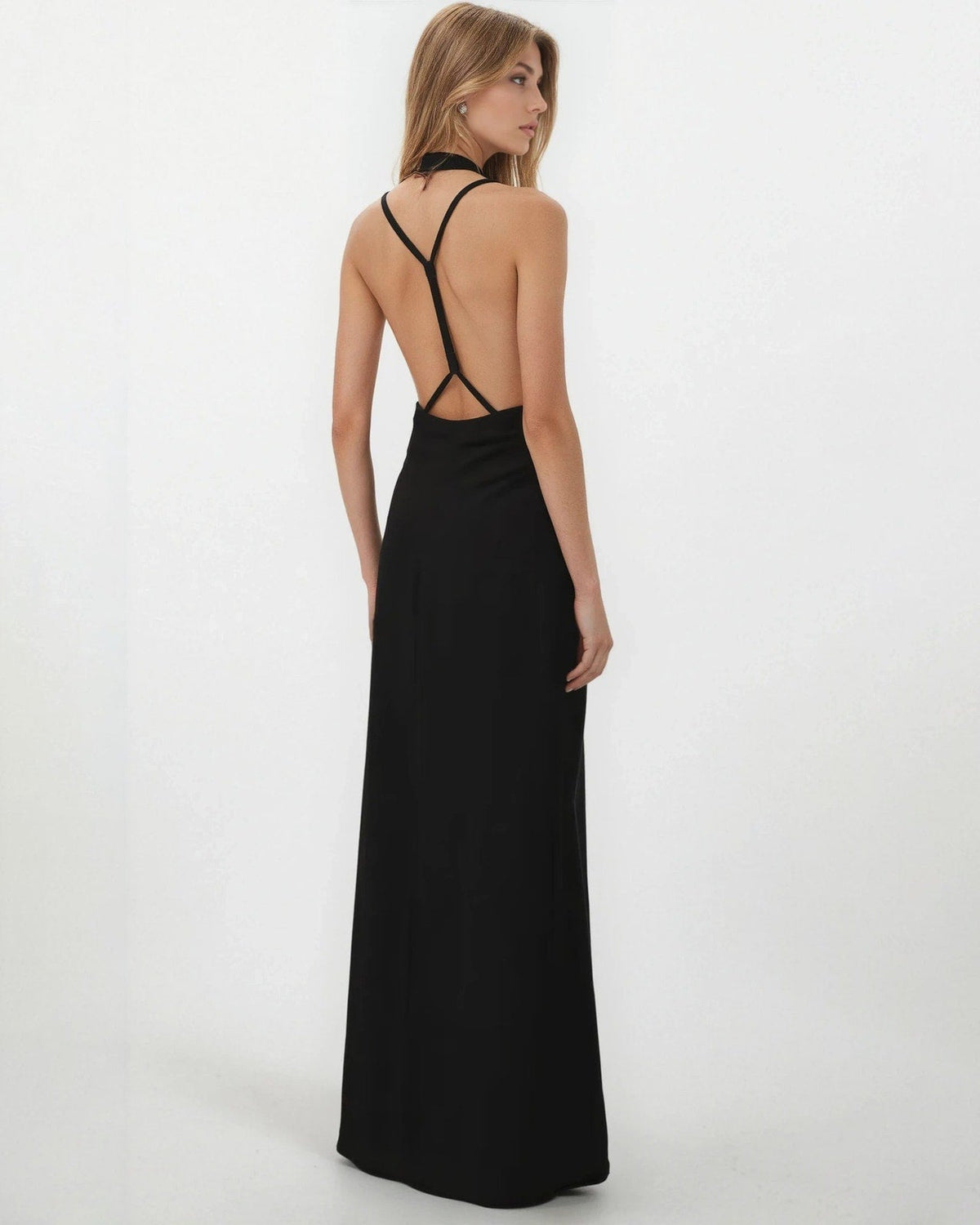Rachel Gilbert Reina Gown in Black Size US 8 - Pre - owned - Wind & Song