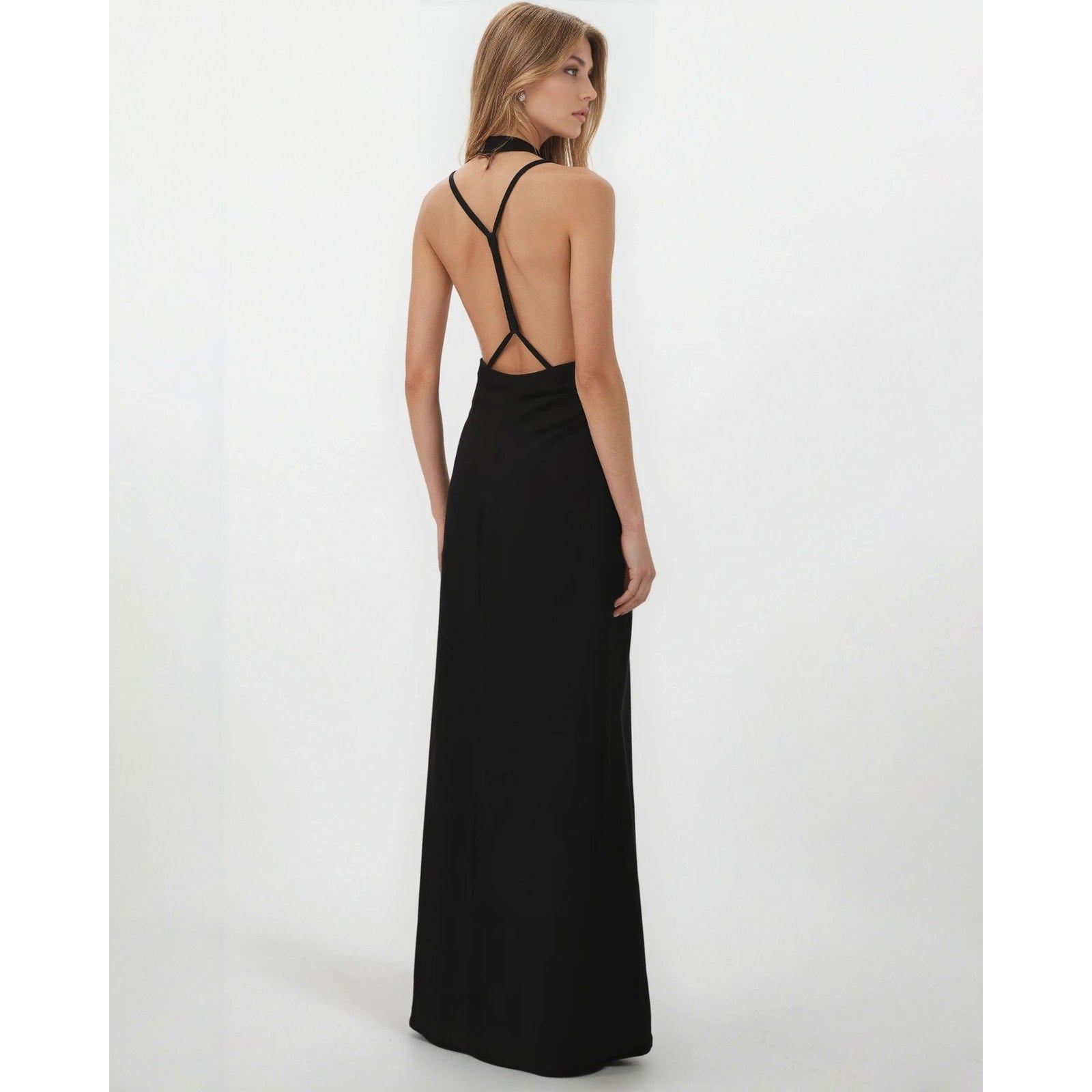 Rachel Gilbert Reina Gown in Black Size US 8 - Pre - owned - Wind & Song