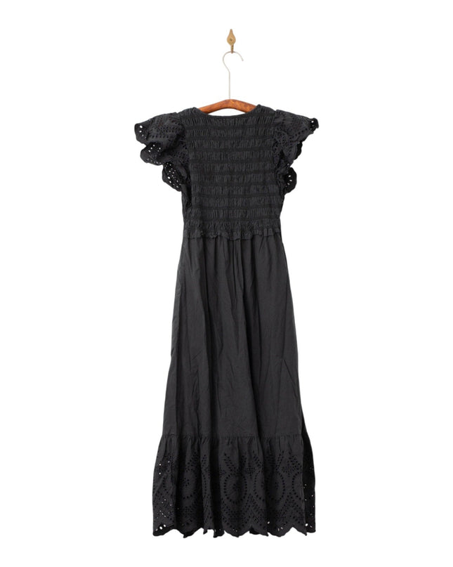 Rails Clementine Embroidered Midi - Dress in BLACK EYELET - Wind & Song