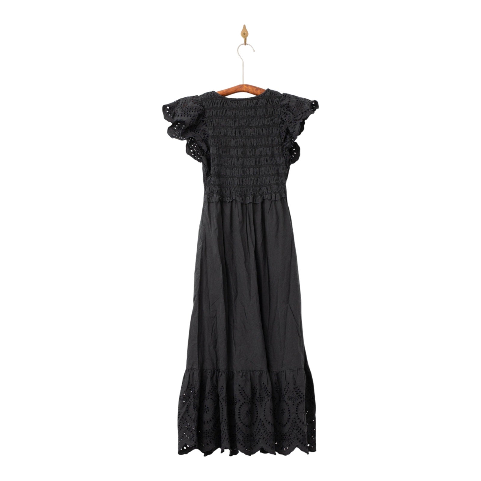 Rails Clementine Embroidered Midi - Dress in BLACK EYELET - Wind & Song