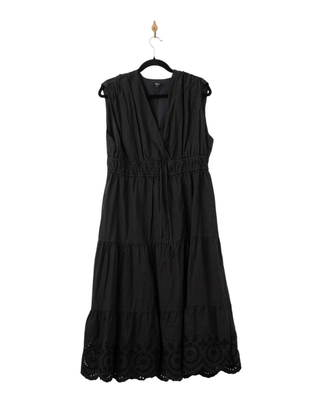 Rails Lucia Midi Dress in Black Pre - owned - Size XL - Wind & Song