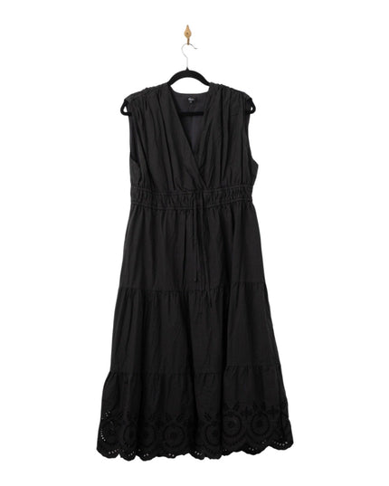 Rails Lucia Midi Dress in Black Pre - owned - Size XL - Wind & Song
