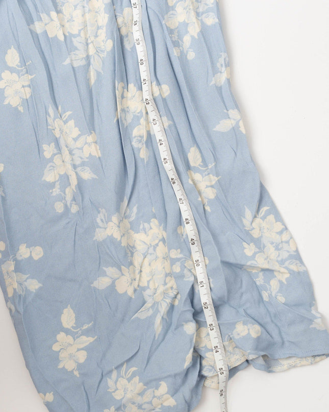 Reformation Reverie Blue Flora Dress - Wind & Song