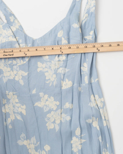 Reformation Reverie Blue Flora Dress - Wind & Song