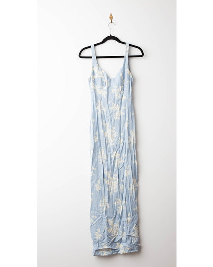 Reformation Reverie Blue Flora Dress - Wind & Song