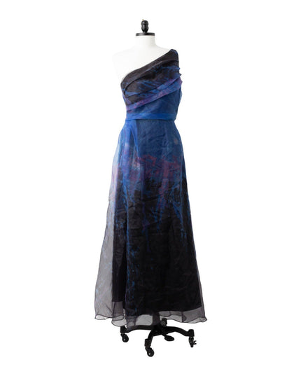Rene Ruiz Collection Blue Organza Gown Size 10 - Wind & Song