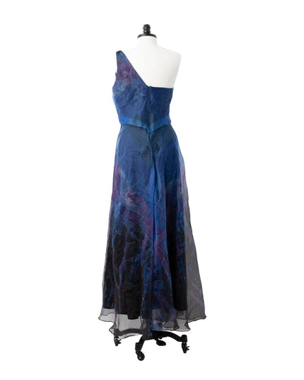 Rene Ruiz Collection Blue Organza Gown Size 10 - Wind & Song