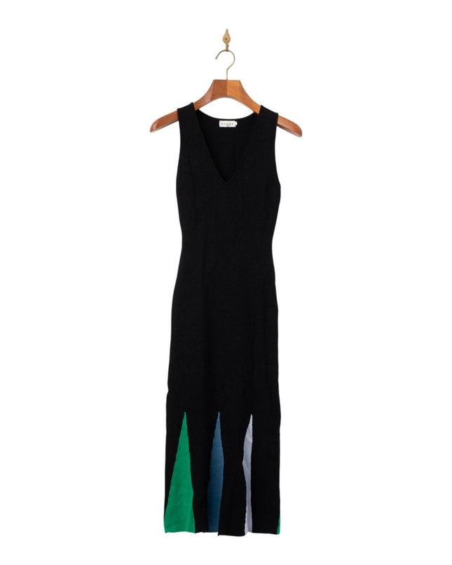 RHODE Riley Black V - Neck Cocktail Dress | Pre - Owned | Size XS - Wind & Song