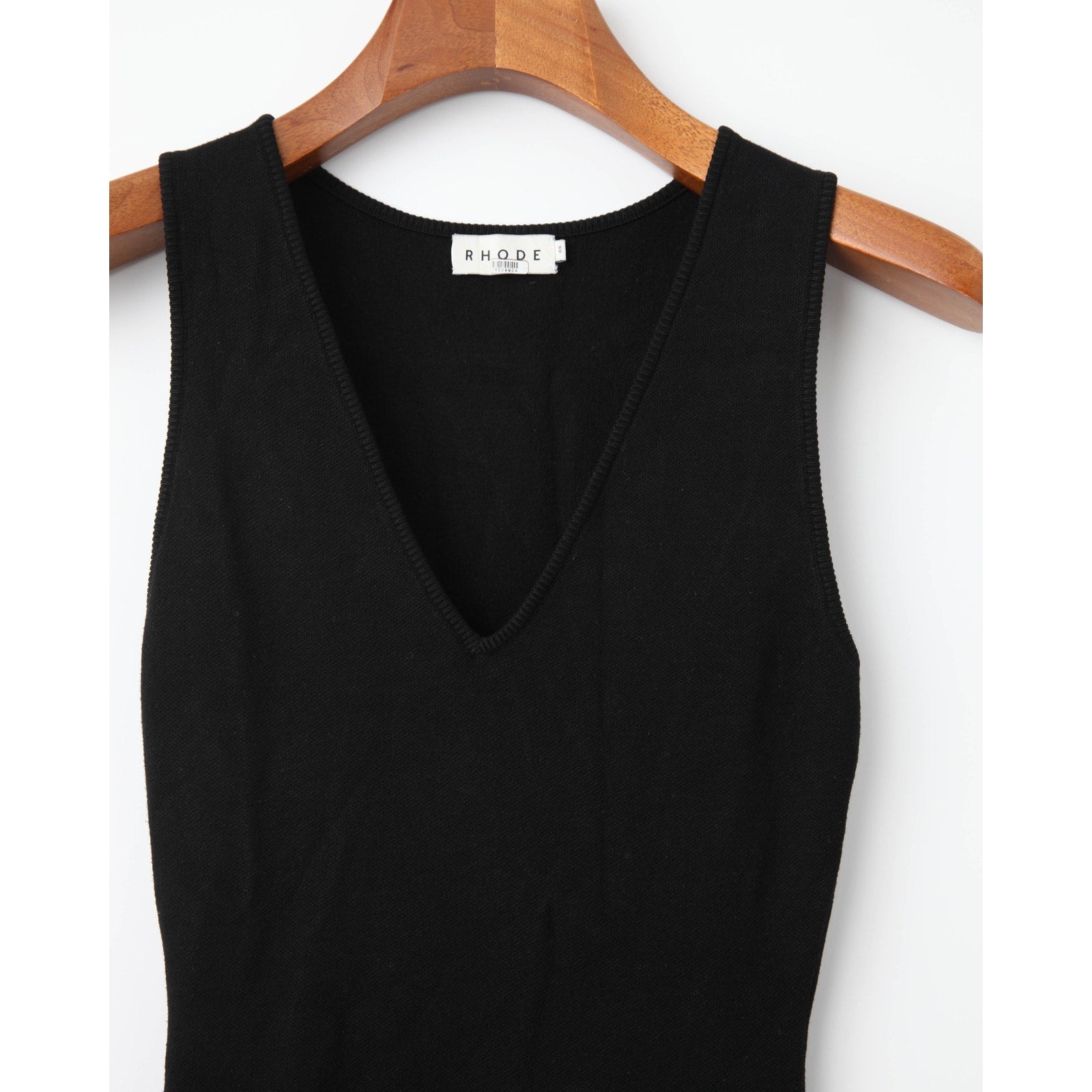 RHODE Riley Black V - Neck Cocktail Dress | Pre - Owned | Size XS - Wind & Song