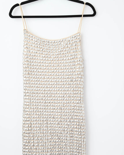 RHODE Silver Platinum Jemima Dress - Wind & Song