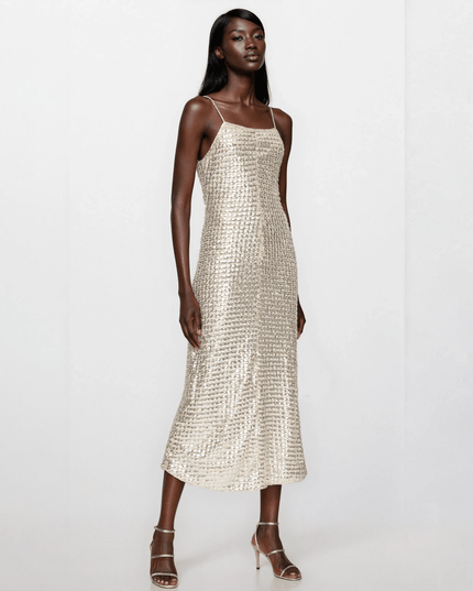 RHODE Silver Platinum Jemima Dress - Wind & Song