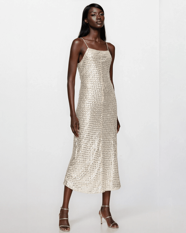 RHODE Silver Platinum Jemima Dress - Wind & Song