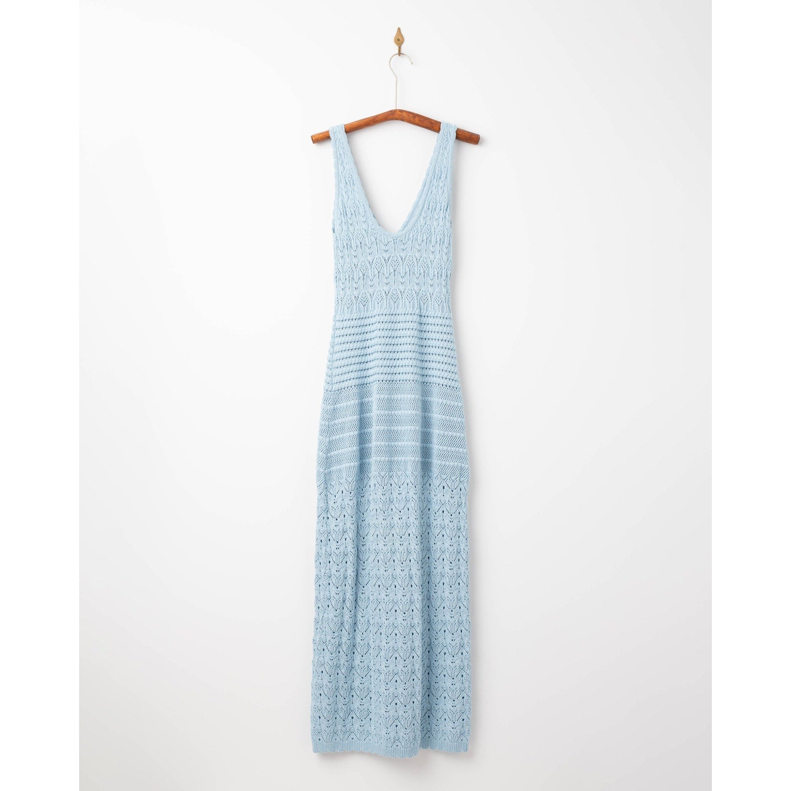 Ronny Kobo Collective Blue Crochet Knit Dress - Wind & Song