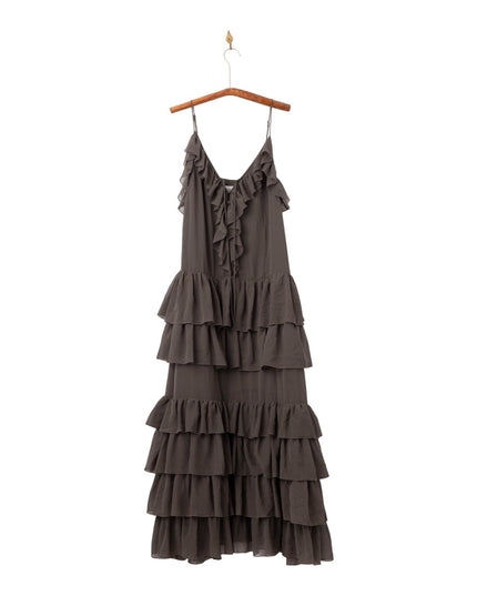 Ronny Kobo Giselle Dress in Brown - Wind & Song