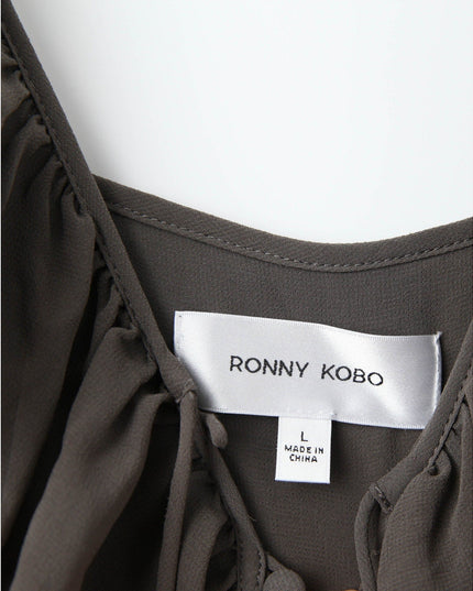 Ronny Kobo Giselle Dress in Brown - Wind & Song