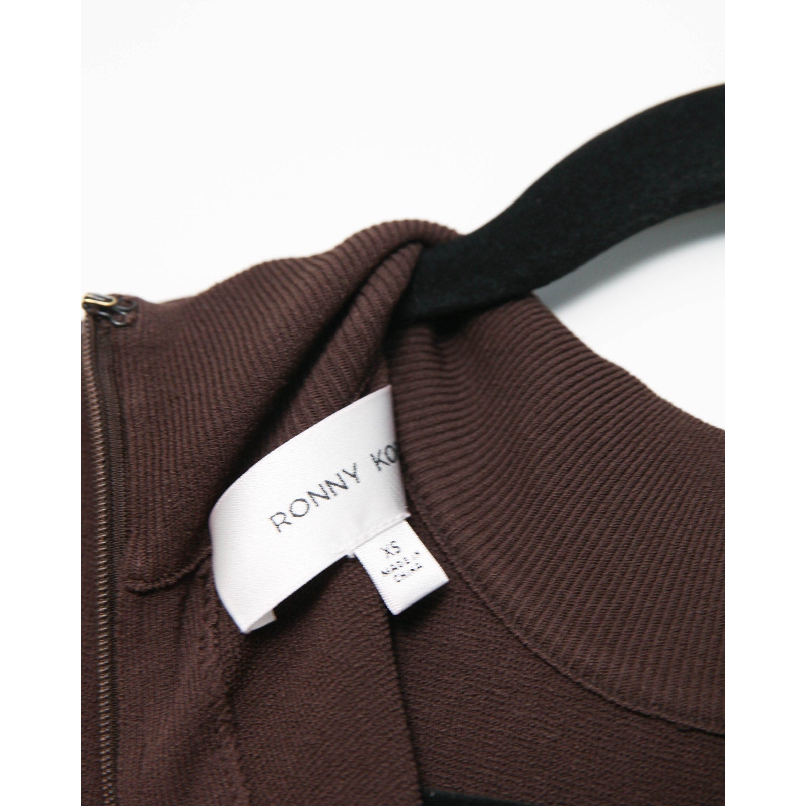Ronny Kobo Speck Knit Dress Size XS – Mockneck Chiffon Skirt - Wind & Song