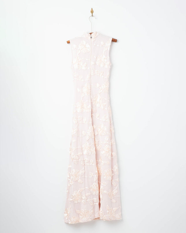 ROTATE Birger Christensen Flower Mesh Maxi Dress - Pre - owned (US2) - Wind & Song