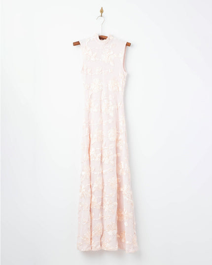 ROTATE Birger Christensen Flower Mesh Maxi Dress - Pre - owned (US2) - Wind & Song