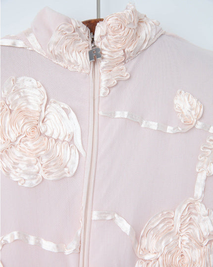 ROTATE Birger Christensen Flower Mesh Maxi Dress - Pre - owned (US2) - Wind & Song